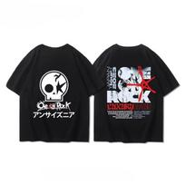 One Ok Rock Grupė Hip Hop Sunkusis Metalas Gatvės Kultūra Oversize Asmenybė Vasaros Džiazo Marškinėliai Laisvi Atsitiktiniai Marškinėliai Vyrams Moterims Tee S gray