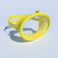 Didelės raiškos nardymo akiniai, grūdinto stiklo žvejo akiniai pvc tempered glass material