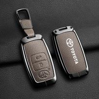 Toyota rakto dangtelis Camry RAV4 Highlander CHR Avalon Corolla raktų pakabuko dėklas Patvarus apsauginis dėklas gray