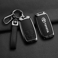 Toyota rakto dangtelis Camry RAV4 Highlander CHR Avalon Corolla raktų pakabuko dėklas Patvarus apsauginis dėklas gray