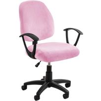 Elastinis Velvet 2 dalių universalus kompiuterio kėdės sėdynės užvalkalas, besisukantis biuro kėdės užvalkalas