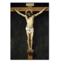 Nukryžiuotasis Kristus Garsaus plakato drobės reprodukcija Krikščionių sienos menas Jėzaus paveikslo freska Namų miegamojo dekoro meno kūriniai Cuadros 40x50cm