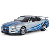 1/18 Nissan Skyline Ares GTR GT-R R34 Lydinio Sportinio Automobilio Modelis Metaliniai Liejiniai Lenktyninio Automobilio Transporto Priemonės Modelis Simuliacija Garsas Šviesa Vaikų Dovanos