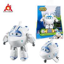 Super Wings 5 coliai Transformuojamas Jett Dizzy Donnie Deformuojamas Lėktuvas Robotas Veiksmo Figūrėlės Transformacija Animacija Vaikų Žaislai blue