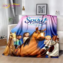 Laisvasis žirgas Animacinis minkštas pliušinis pledas, Flanelinis pledas Miegamojo svetainės lovos sofos iškylos uždangalas 75x90cm