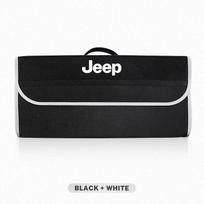 Jeep automobiliui Bagažinės tvarkymo krepšys Sulankstoma tvarkymo dėžutė Sandėliavimo konteineriai Jeep Grand Cherokee Wrangler JK Gladiator Compass Reneg black