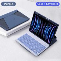 Touchpad Keyboard Case For iPad 10th Generation For iPad 11th A16 Pro 11 Air 4 Air 5 Air 3 Pro 10.5 7/8/9th 10.2 Protective Case iPad Air 3 Pro 10.5 violetinė