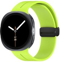 Sportinis dirželis Samsung Galaxy watch 8 40mm 44mm 8 classic 46mm Magnetinis užsegimas Riešo dirželis Apyrankė Correa Galaxy watch 8 Dirželiai Galaxy watch 8 44mm žalia