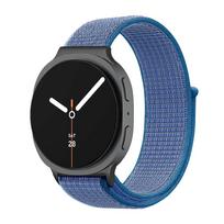 2 vnt. dirželiai Samsung Galaxy Watch 8 40 mm 44 mm, nailoninė sportinė apyrankė correa pulseira Galaxy Watch 8 classic 46 mm juosta watch 8 classic 46mm jūros mėlyna spalva