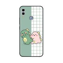 Skirta Huawei P Smart 2019 dėklas Telefonų dėklai Juokingas kameros apsaugos minkšto silikono galinis dangtelis Skirta Huawei P Smart 2019 korpusas Fundas P smart 2019