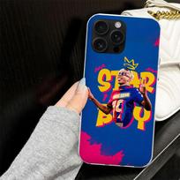 L-Lamine Y-Yamal 19 dėklas iPhone 13 12 Mini 11 Pro Max telefonui Minkštas telefono dangtelis X XS XR 7 SE 8 Plus 6 6S 5 5S Silikoninis Juodas Capa iPhone 12 Pro Max blue