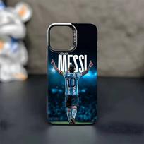 Futbolas L-Lionelis m-Messi 10 Telefono dėklas iPhone 17 16 15 14 13 12 11 Pro Max Plus Sidabrinis saldainis Matinis dangtelis iPhone16se4