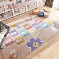 Kilimai vaikų kambariui Svetainės dekoracija Purus didelio ploto kilimas Skalbiamas poilsio kilimėlis Šokinėjimo žaidimo kilimėlis Modernūs miegamojo kilimai 60x90cm gray