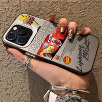 Žaibas Makvynas 95 Cars telefono dėklas iPhone 17 16e 16 15 14 13 12 11 mini Pro Max X XR Air Plus apsaugantis nuo kritimo matinis galinis dangtelis iPhone 16