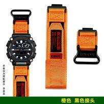 GA900 Modifikuotas laikrodžio dirželis  Skirta Casio laikrodžiams G-shock GA-900A/VB/TS DW-6900 dirželiai vyriškas lauko Vandeniui atsparus Sportinis Nailoninis Apyrankė 16mm black