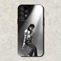 M-Michael M- Jackson Telefono dėklas Samsung S25,S24,S21,S22,S23,S30,Ultra,S20,Plus,Fe,Lite,Note,10,9,5G Juodas dangtelis Samsung S21lite