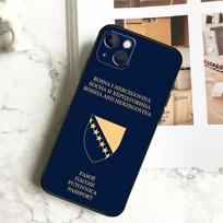 Bosnijos ir Hercegovinos pasas Telefono dėklas iPhone 17 16 15 14 13 11 12 Pro Max Plus 12 13 Mini 16e 17 Air Cover Coque iPhone 16e beige