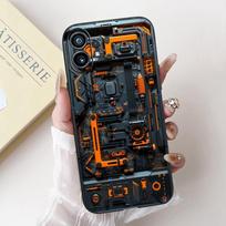 Madingas tapytas telefono dėklas Nothing Phone telefonui (1) Juodas silikoninis minkštas dėklas Nothing Phone One Phone1 telefonui, apsauginiai krašteliai Nothing Phone (1) gray