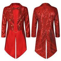 Žvilganti Airiška Žalia Sequin Fracas Striukė Šv. Patriko Dienai Large red