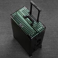 20 colių aliuminio-magnio lydinio vežimėlis - Unisex rankinis metalinis bagažas su slaptažodžio užraktu 26-inch