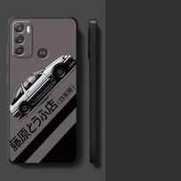 Classic Comic Initial D Case for Motorola Moto G51 G32 G53 G30 Edge 20 Pro 30 Lite G60s G71 G22 Edge40 G52 G73 G50 Phone Cover Motorola Moto G30 gray