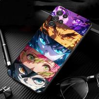 Telefono dėklas Samsung Galaxy S26 Plus Edge S25 S24 S23 S22 Ultra S23 S22 S25 Plus S24 FE Anime Tanjiro Kamado Demon Slayer S24 FE brown
