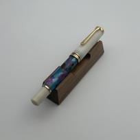 Admok M800 Rašiklis Juodas Gintaro Akrilas Stūmoklinis Fontanas Bock Antgalis F M B 0.5 0.7 1.0MM Antgalis Auksinis Klipas Rašymo Biuro Dovana Rašiklis (Coral,BOCK EF(0.4mm)) koralas