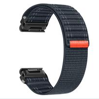 Dirželis Garmin Fenix 8 7 Pro 7S 6X 6 GPS 5Plus Venu 3 Tactix 7 Nailoninis kilpos apyrankė correa Fenix 8 7X 26mm 22mm Quick Fit dirželis 22mm Fenix 8 47mm vidurnakčio mėlyna spalva