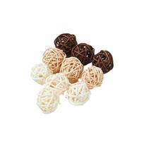 Bird Swing Toy Parrots Cage Rattan Balls Toy Hanging Chewing Toy Birdcage Accessories Budgies Chewable Toy Macaws Toy 1 brown