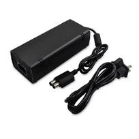 Xbox 360 Slim konsolės maitinimo blokas ES/JAV kištuku 110-240V AC adapteris įkroviklis su laidu EU plug black