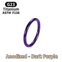 G23 Titano Nosies Auskaras F136 Implantinės Klasės 14G 16G 18G 20G Clicker Diafragma Tragus Auskaras Seksualūs Kūno Papuošalai 18G 1.0x9mm