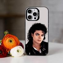 Michael Jackson Telefono dėklas iPhone 17,16,15,14,13,12,11 Plus,Pro Max,XS, Spalvingas Sidabrinis Juodas Dangtelis iPhone14Plus