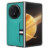 Suitable for Honor Magic V6/V5/VS2/VS3 phone case with card slot protective cover Honor Magic V2 case Glory Magic VS2 (Card-ins žalia