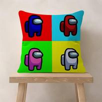 Party Video Games A-Among U-Us Cushion Cover Pillowcase Upholstery Sofa Throw Pillow Home Decor Pillowcas 65x65cm