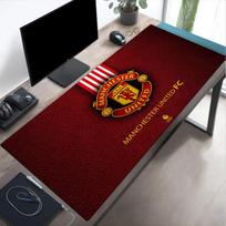Manchester United herbas pelės kilimėlis Pelės kilimėlis, Žaidimų pelės kilimėlis, klaviatūros kilimėlis, Stalo dekoracija kompiuteriui nešiojamam kompiuteriui Gerbėjo dovana Gimtadienio dovana 40cmx90cm(15.7x35.4inch)