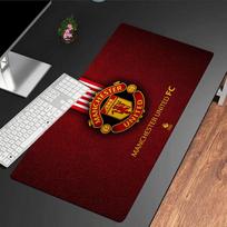 Manchester United herbas pelės kilimėlis Pelės kilimėlis, Žaidimų pelės kilimėlis, klaviatūros kilimėlis, Stalo dekoracija kompiuteriui nešiojamam kompiuteriui Gerbėjo dovana Gimtadienio dovana 30cmx60cm（11.8x23.6inch）