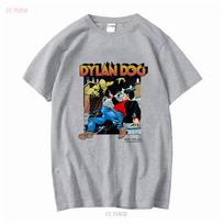 Vintažiniai 1992 m. Dylan Dog marškinėliai 90-ųjų 1990-ųjų Italų Baisiojo Komikso Vintažiniai Išplauti Grafiniai Minkšti Stilingi Viršutiniai Drabužiai Kasdieniam Dėvėjimui Vyrams M gray