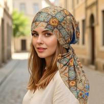 Moterų hidžabai Bandana Mergaičių kepurės su pomponais Kepurė Turbanas Galvos apdangalas nuo plaukų slinkimo Kepurė Chemoterapijos galvos apdangalas brown