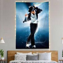 Michaelo Jacksono Vėliavos Sienos Kabinamas Fonas Meno Vėliava Miegamojo Namų Lauko Dekoravimui 74x94cm(29x37in)