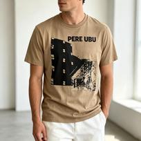 Pere Ubu Grafinis Marškinėlis Vintažinis Muzikos Grupės Spaudinys Unisex 100% Medvilnė Apvalus Kaklas Laisvalaikio Unisex Ypač Laisvas Marškinėlis Y2k Viršus Harajuku 4XL black