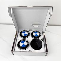 BMW GROUP 4vnt. 56MM 68MM Plaukiojantis ratlankio centrinis dangtelis BMW M E39 E46 E60 E90 F10 F30 G32 G38 G01 G02 G05 F45 F46 F48 F49 F39 F90 hkdf39 68mm  4pcs gray
