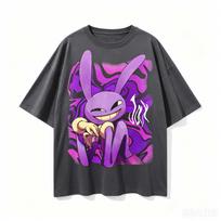 2026 Hot Sale The Amazing Digital Circus Jax Graphics T-shirt Men Women Summer Casual Loose Cotton Clothing Cartoon Short Sleeve Tops Streetwear XL purple