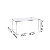 Clear Acrylic Cabinet Organizer Shelf Stand Desk Shelf Organizer Kitchen Counter Spice Rack Storage Display Tabletop gryna