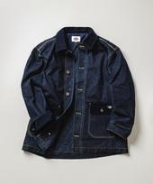 Dickies Candiani Denim Chore Jacket Indigo Blue Indigo Blue/Xl black