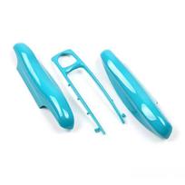 For Porsche Cayenne 92A 9YA Mancan 95B Panamera 971 911 718 Boxster 982 Cayman Taycan, ABS Car Key Case Cover Replacement Shell blue