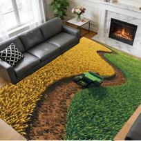 Fendt Print Crystal Velvet Plush Rug Anti?Slip Wear?Resistant Floor Carpet For Indoor Household Home Decoration 150cmx200cm
