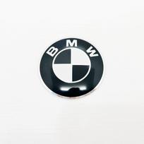 4 vnt. 56/60/65/70 mm automobilio rato stebulės lipdukas aliuminio lydinio automobilio lipdukas tinka BMW grupės F07F90F11f18G30G31E60E61. 4p 60mm Sticker juoda balta spalva