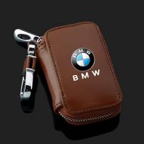 Odinis automobilio rakto dėklas Rakto pilnas dangtelis BMW F10 F11 F20 F30 X3 X4 X5 X6 X7 E46 E36 E39 E60 E53 E87 E90 G30 G20 G02 ruda