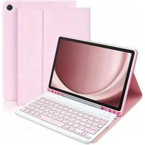 Custom Embossed Samsung Galaxy A9+ Tablet Case & Bluetooth Keyboard with Silent Mouse - Multilingual (French, German, Spanish) Samsung S11 2025 X730/X736/X736B