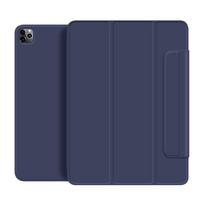 Magnetic Folio Case IPad Pro 11 12.9 Inch 2020 Model Tri-Fold Stand Cover With Auto Sleep PU Leather Business Style 2020 iPad Pro 12.9-inch mėlyna
